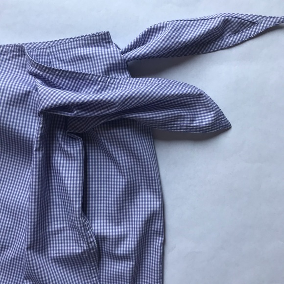 Vintage KORS Wrap Skirt Set Gingham Purple - Picture 13 of 14